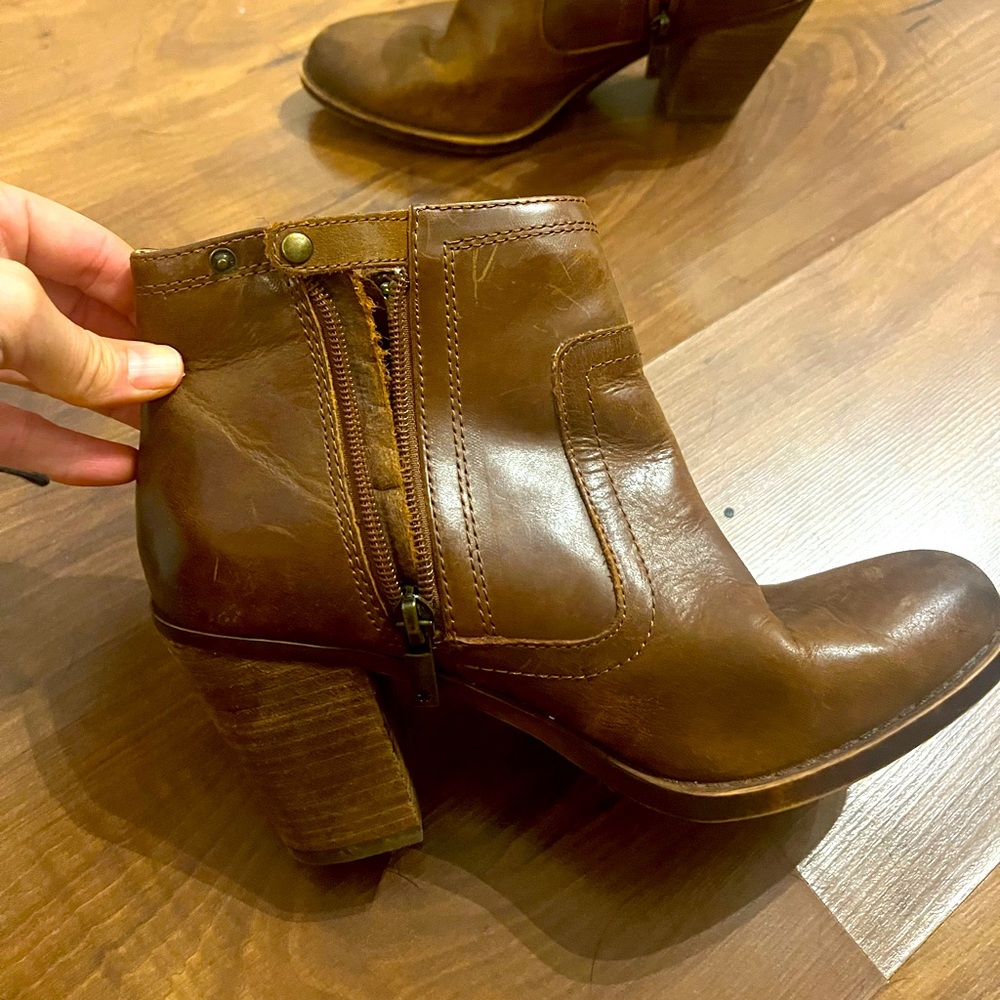 Lucky brand leather boots